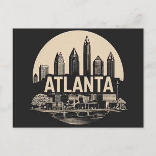 Cartão Postal Horizonte de Atlanta Geórgia