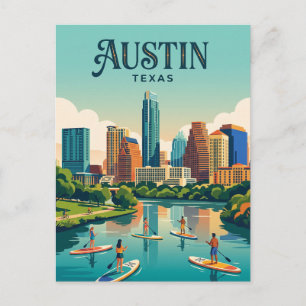 Cartão Postal Horizonte de Austin EUA