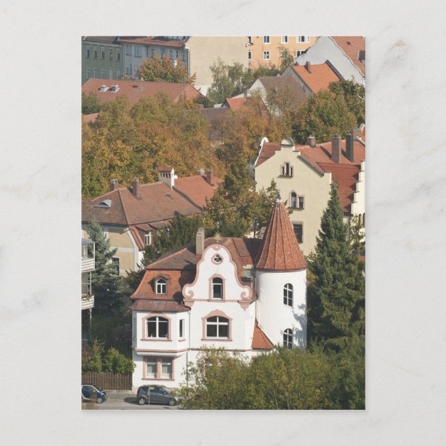 Cartão Postal Horizonte de Bamberg, Alemanha (Frente)