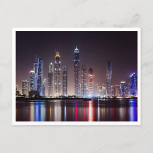 Cartão postal - Horizonte de Dubai à Noite