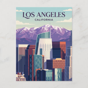 Cartão Postal Horizonte de Los Angeles EUA