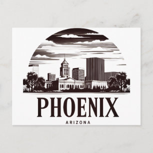 Cartão Postal Horizonte de Phoenix Arizona