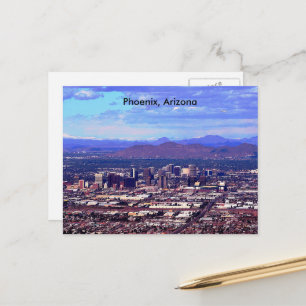Cartão Postal Horizonte de Phoenix Arizona durante o dia