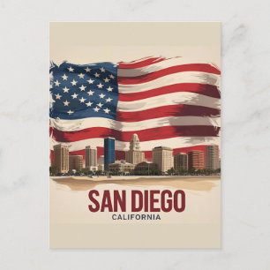 Cartão Postal Horizonte de San Diego California