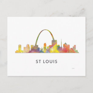 CARTÃO POSTAL HORIZONTE DE ST LOUIS, MISSOURI WB1 -