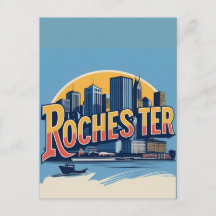 Horizonte urbano da cidade de Rochester Nova York 