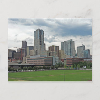 Cartão Postal Horizonte urbano do centro de Denver Colorado