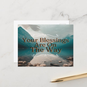 Cartão Postal Horizontes Esperançosos Bênçãos de Acima