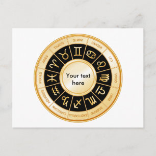 Cartão Postal Horoscópio Mandala