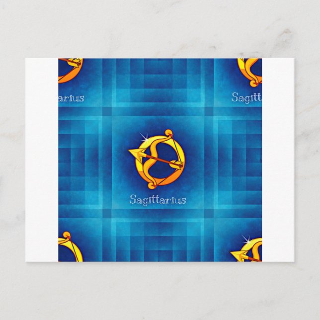 Cartão Postal horóscopo sagitário (Frente)