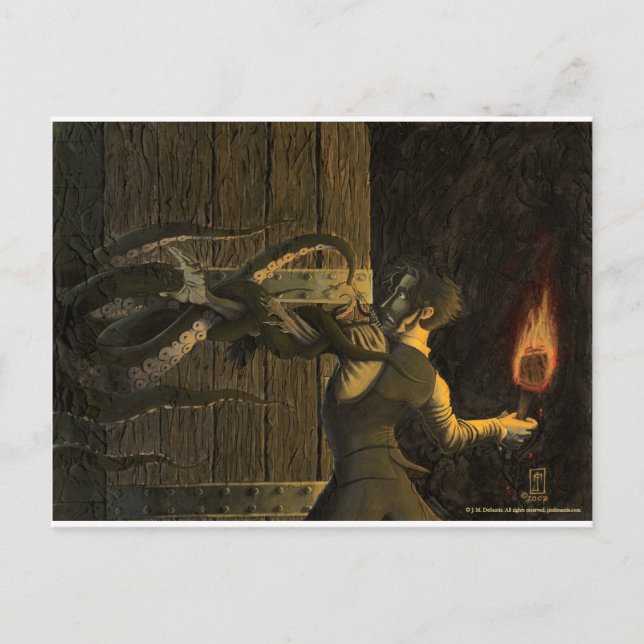 Cartão Postal Horror além da porta - Cartão-postal (Frente)