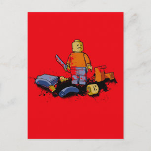 Cartão Postal Horror Plástico