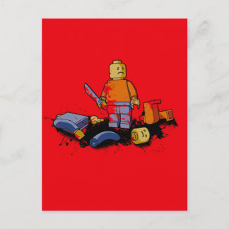 Cartão Postal Horror Plástico