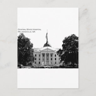 CARTÃO POSTAL HOSPITAL CENTRAL DO ESTADO - MILLEDGEVILLE, GEÓRGI