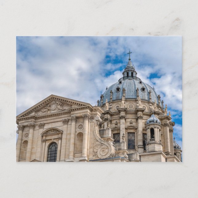 Cartão Postal Hospital da Igreja e Exército Val-de-Grace em Pari (Frente)