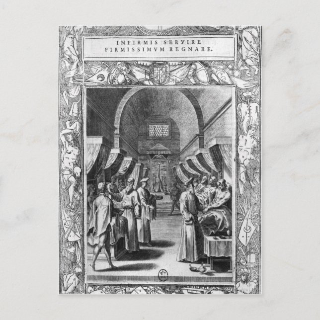 Cartão Postal Hospitalares da Ordem das Ruas. (Frente)