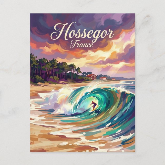 Cartão Postal Hossegor França (Frente)