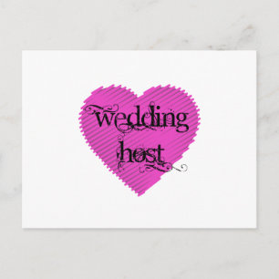 Cartão Postal Host de Casamento