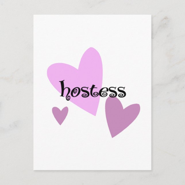 Cartão Postal Hostess (Frente)
