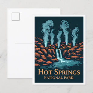 Cartão Postal Hot Primavera National Park Arkansas USA Viagem