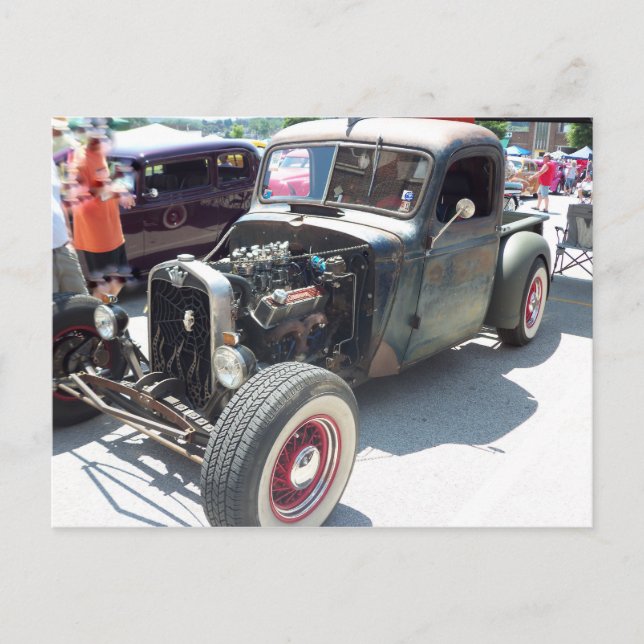 Cartão Postal Hot Rod sem Porco (Frente)