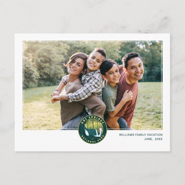 Cartão Postal Hot Springs National Park (Frente)