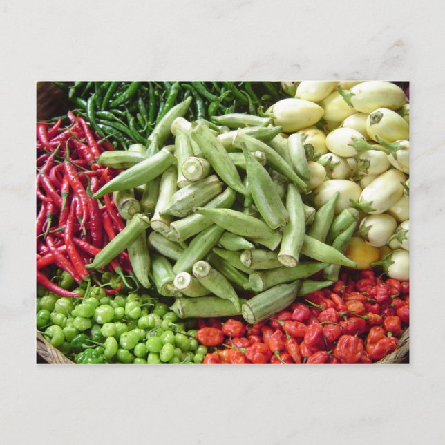 Cartão Postal Hot Stuff - African Chili Peppers (Frente)