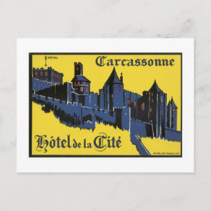 Cartão Postal Hotel Carcassonne
