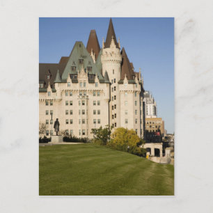 Cartão Postal Hotel Chateau Laurier em Ottawa, Ontário, Canadá