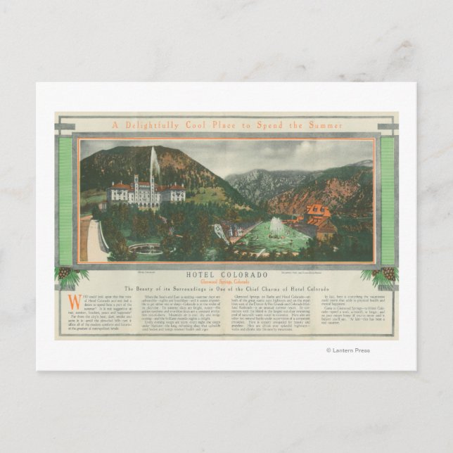 Cartão Postal Hotel Colorado Brochure (Frente)
