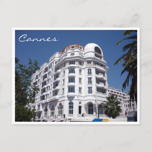 Cartão Postal hotel de cannes (Frente)