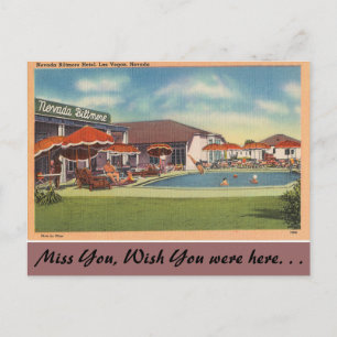 Cartão Postal Hotel de Nevada, Nevada Biltmore, Las Vegas