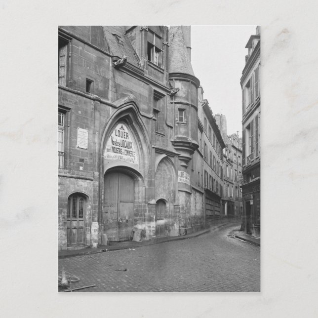 Cartão Postal Hotel de Sens, final do século XIX (Frente)