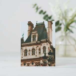 Cartão Postal Hotel de Ville, 4º arrondissement, Paris - França