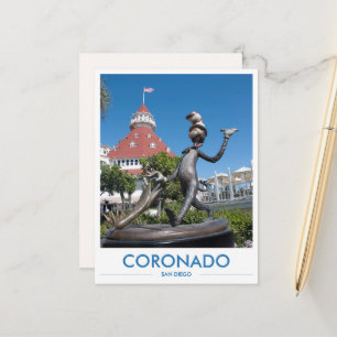 Cartão Postal Hotel Del Coronado San Diego Foto em Branco