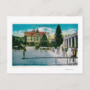 Cartão Postal Hotel Del Monte, Tanque de Natação e Solário