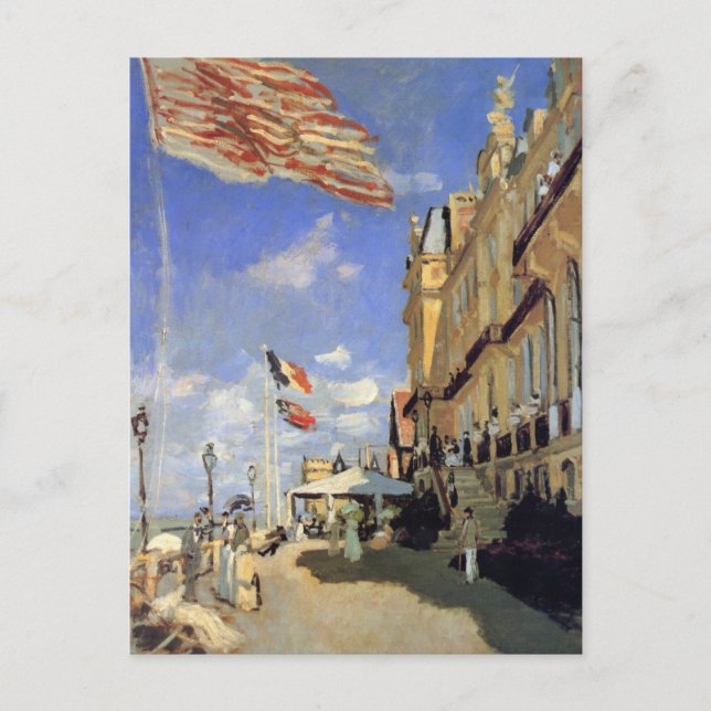 Cartão Postal Hotel des Roches Noires, Trouville por Claude Mone (Frente)