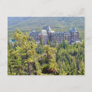 Cartão Postal Hotel Fairmont Banff Primaveras Em Banff No Canadá