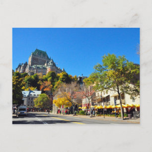 Cartão Postal Hotel Frontenac High Acima do Cartaz da Cidade do