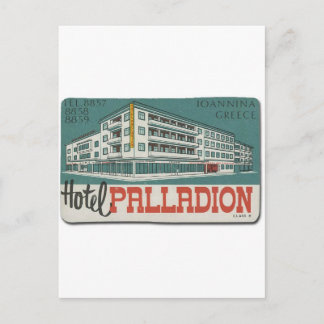 Cartão Postal Hotel Ioannina, Grécia de Anúncio antigo, Palladio