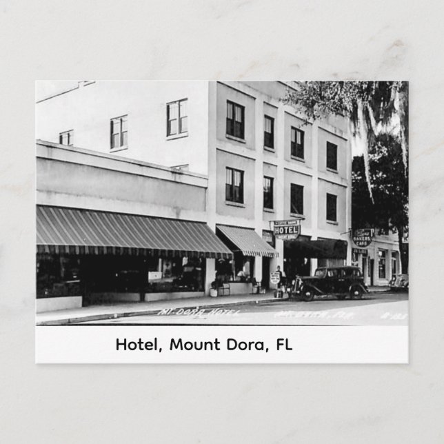 Cartão Postal Hotel Mount Dora, FL (Frente)