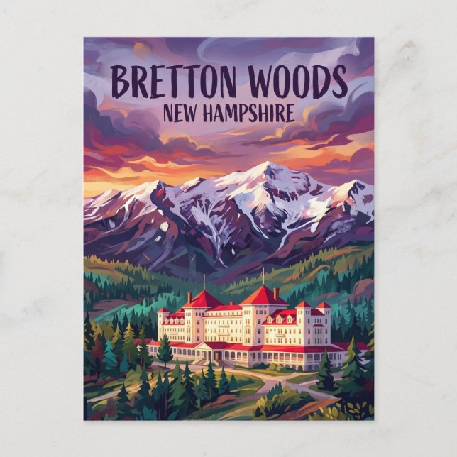 Cartão Postal Hotel Mount Washington EUA (Frente)