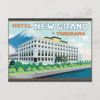 Cartão Postal Hotel New Grand Yokohama, Vintage