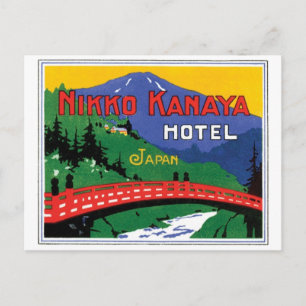 Cartão Postal Hotel Nikko Kanaya Japão