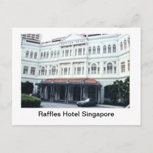 Cartão Postal Hotel Raffles Singapura