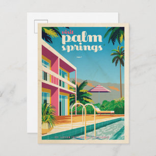 Cartão Postal Hotel Retro Palm Primaveras