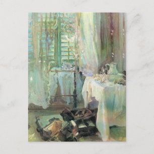 Cartão Postal Hotel Room por John Singer Sargent