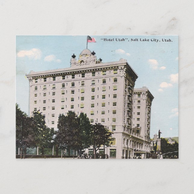 Cartão Postal Hotel Utah (Frente)