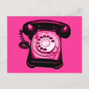 Cartão Postal Hotline em Crimson
