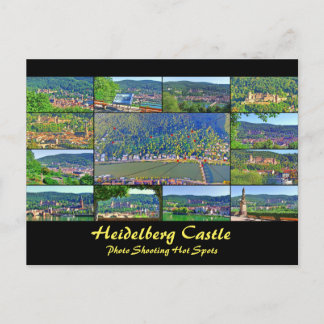 Cartão Postal HotSpots de Fotografia no Castelo PostCard Heidelb